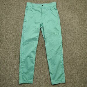 NIKE Dri-FIT UV Chino Pants Men’s 28x32 Green Slim Golf Cotton Blend Stretch